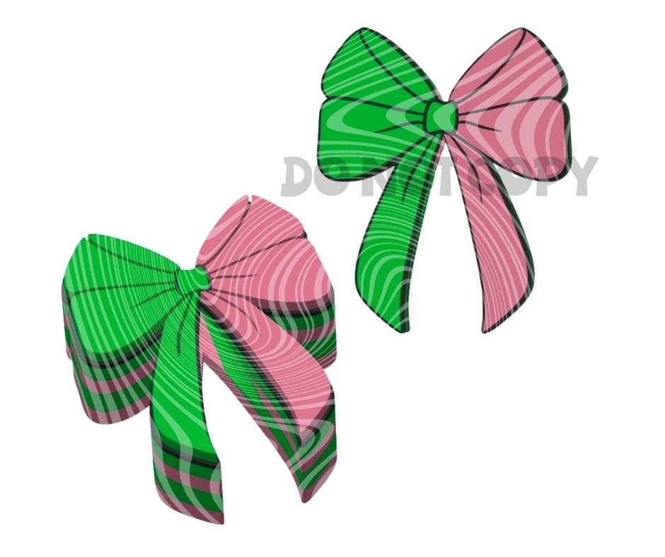 Wicked Bow - 3D Printed Straw Topper