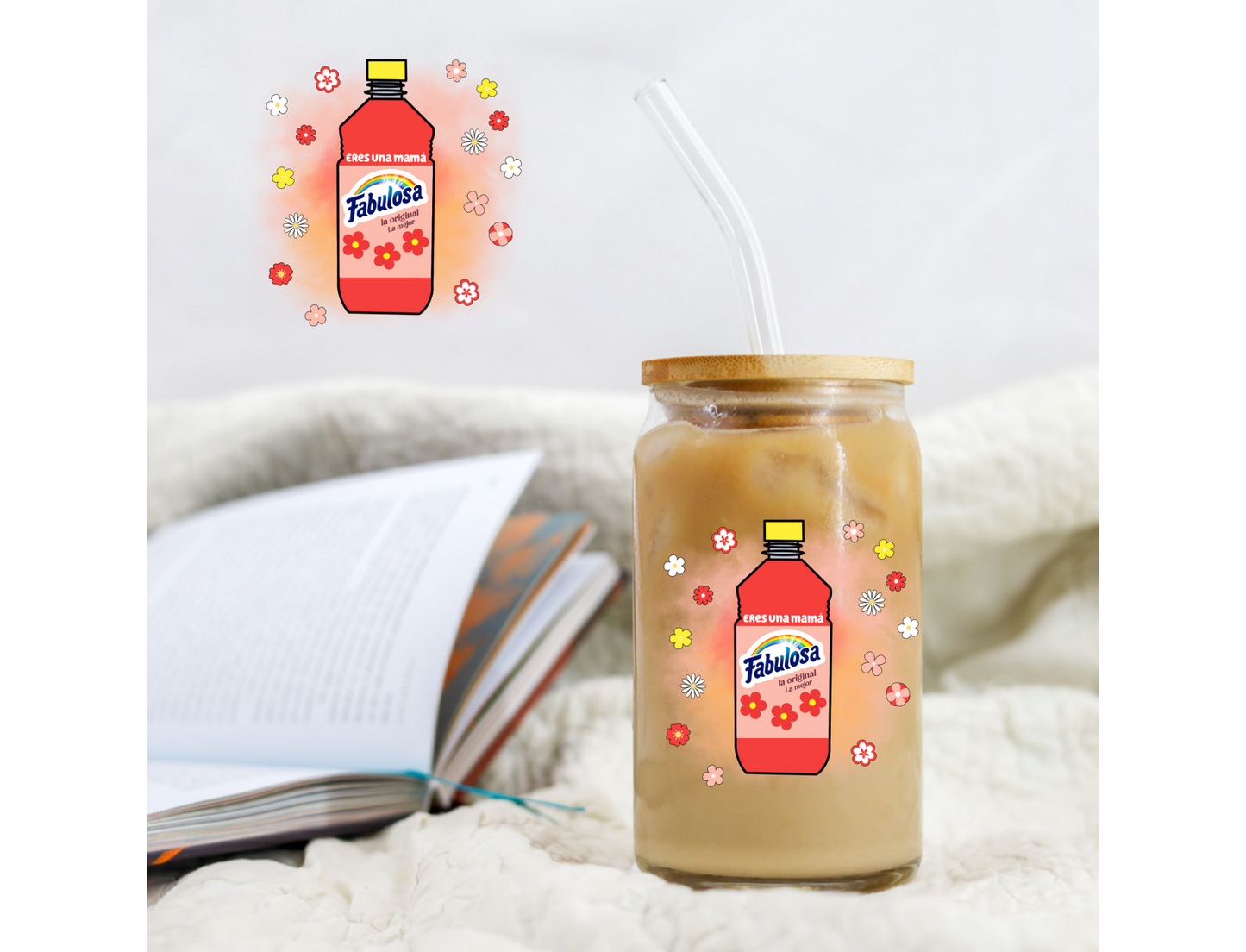 Hispanic Fabuloso Red - UVDTF decals