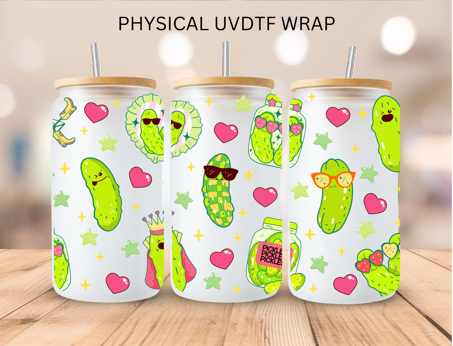 Cool Pickles - 16 oz / 20 oz Libby UV DTF