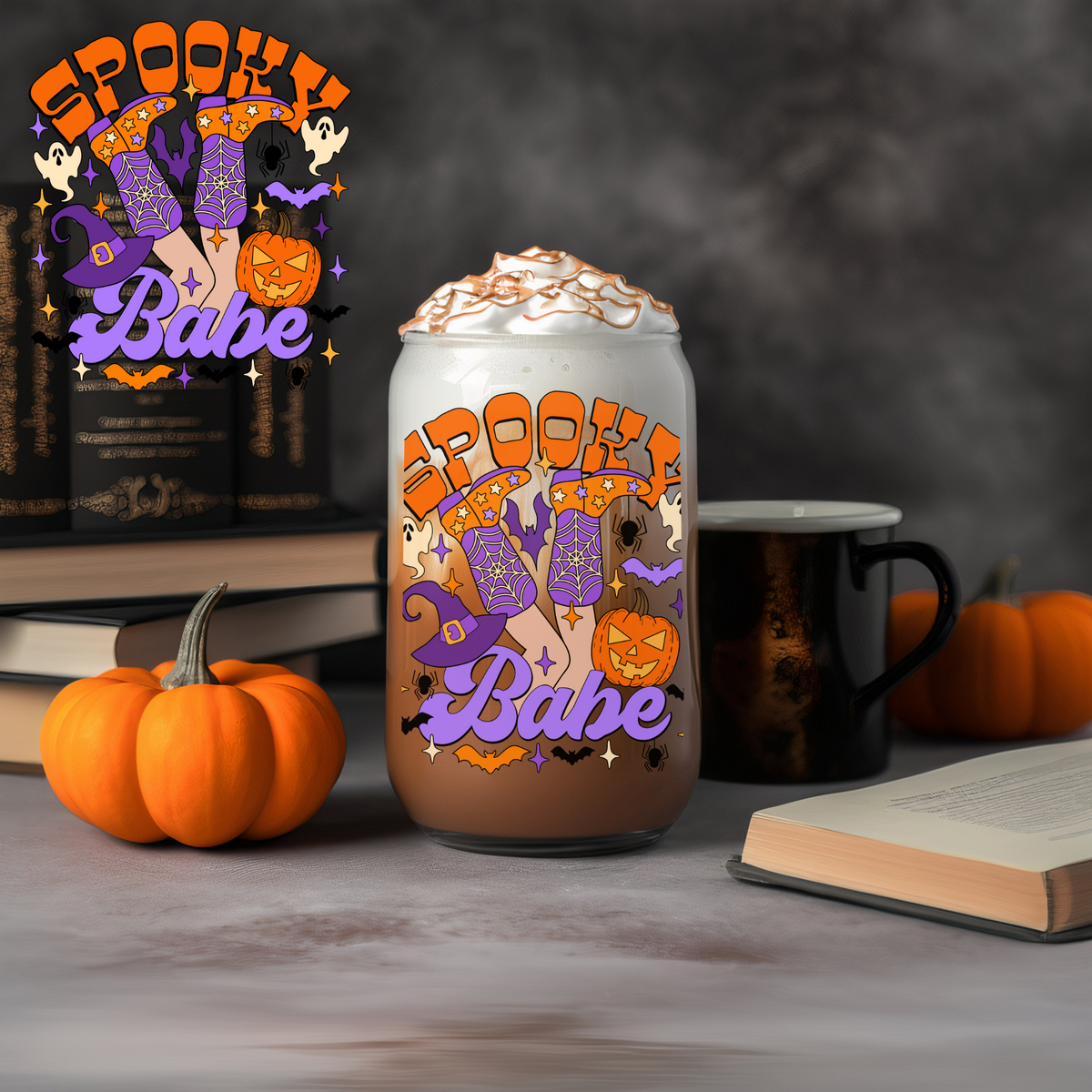 Halloween Spooky Babe - UVDTF decals