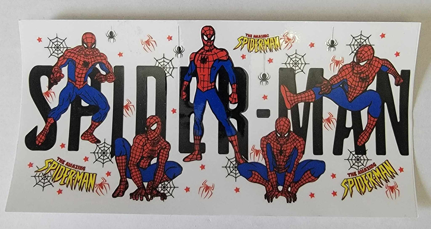 Spider Hero - 16 oz Libby UV DTF Wrap