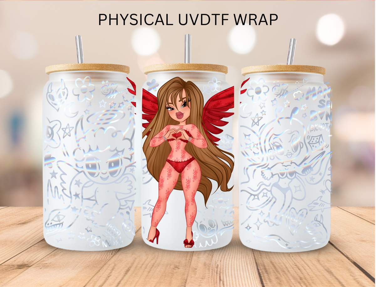 Brats Angel - 16 oz / 20 oz Libby UV DTF