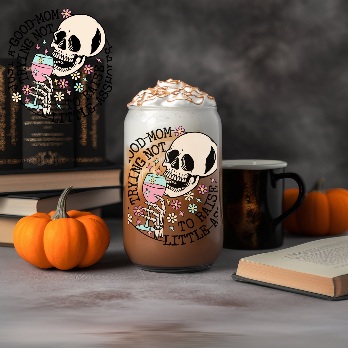 Halloween Just A Good Mom - UVDTF decals