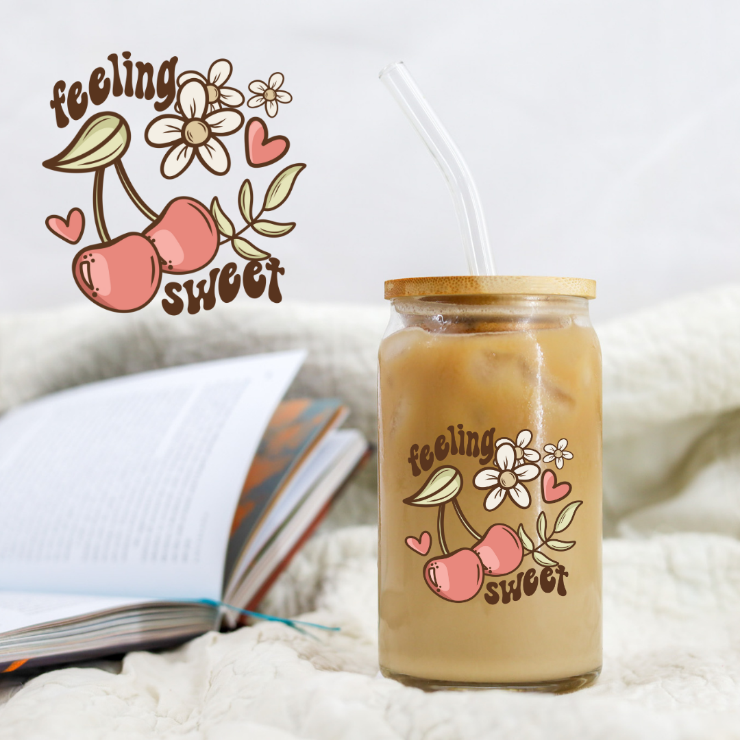 Feeling Sweet Cherries - UV DTF Libby Decal CERRA EXCLUSIVE