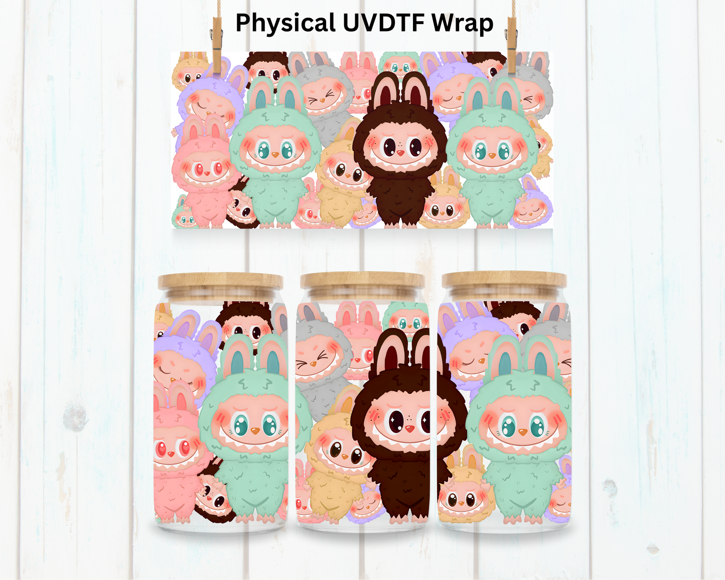 All Over LaBu Bear - 16 oz / 20 oz Libby UV DTF