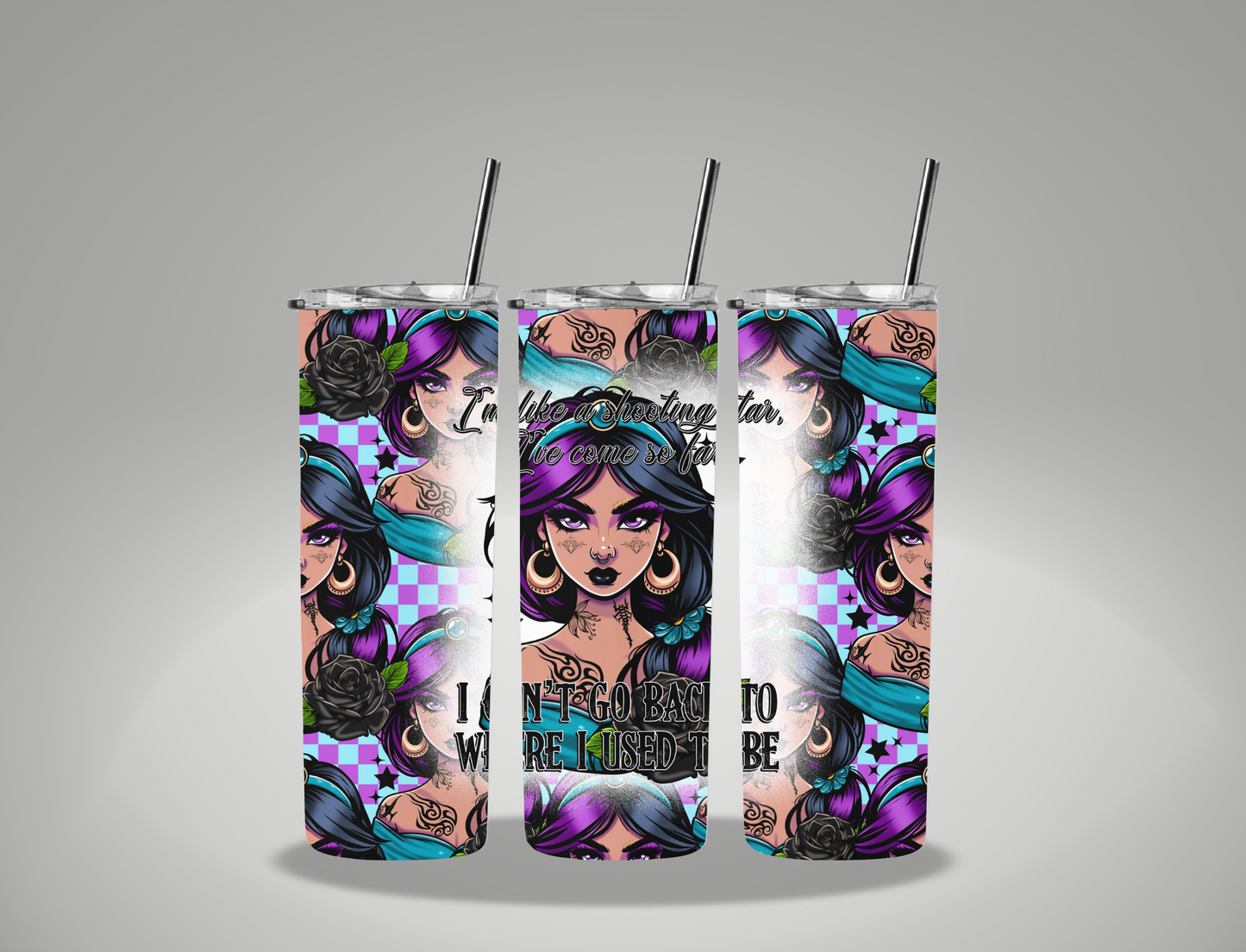 Bad Girls Collection Jaz Princess - 20oz Skinny Tumbler Wrap CSTAGE EXCLUSIVE