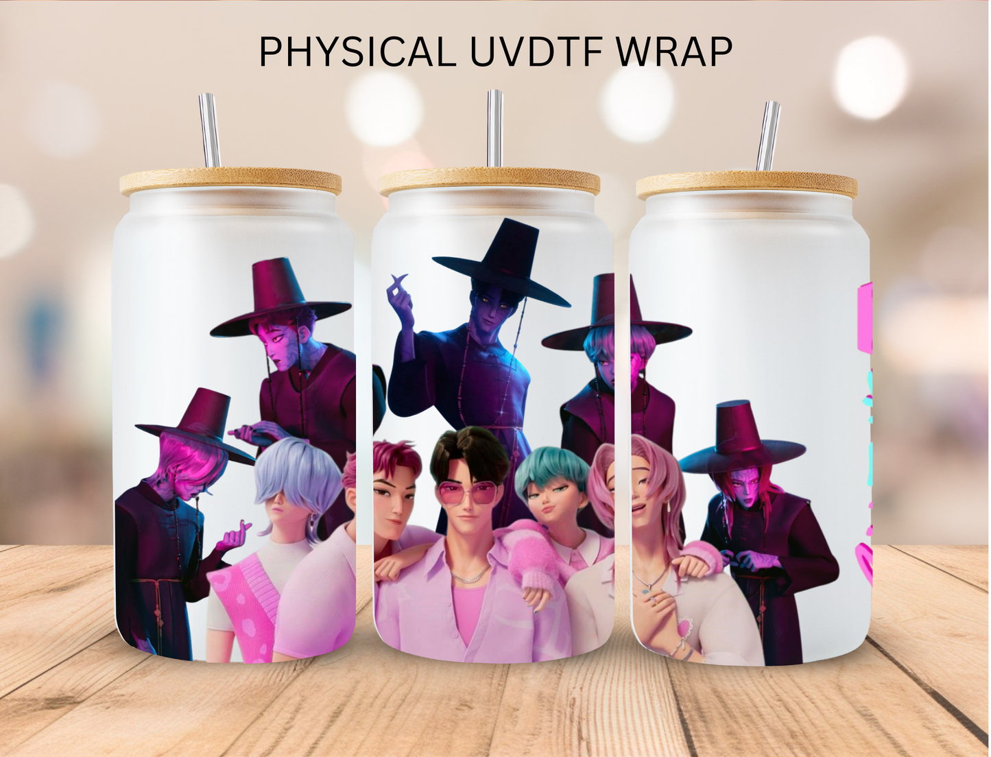 Saja Guys - 16 oz / 20 oz Libby UV DTF Wrap