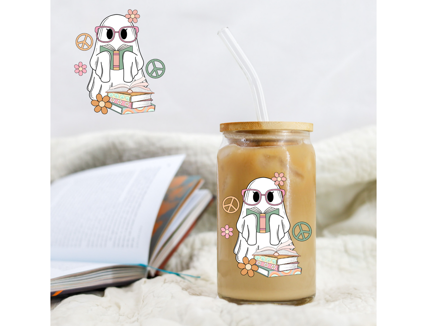 Bookish Ghost - UVDTF decals