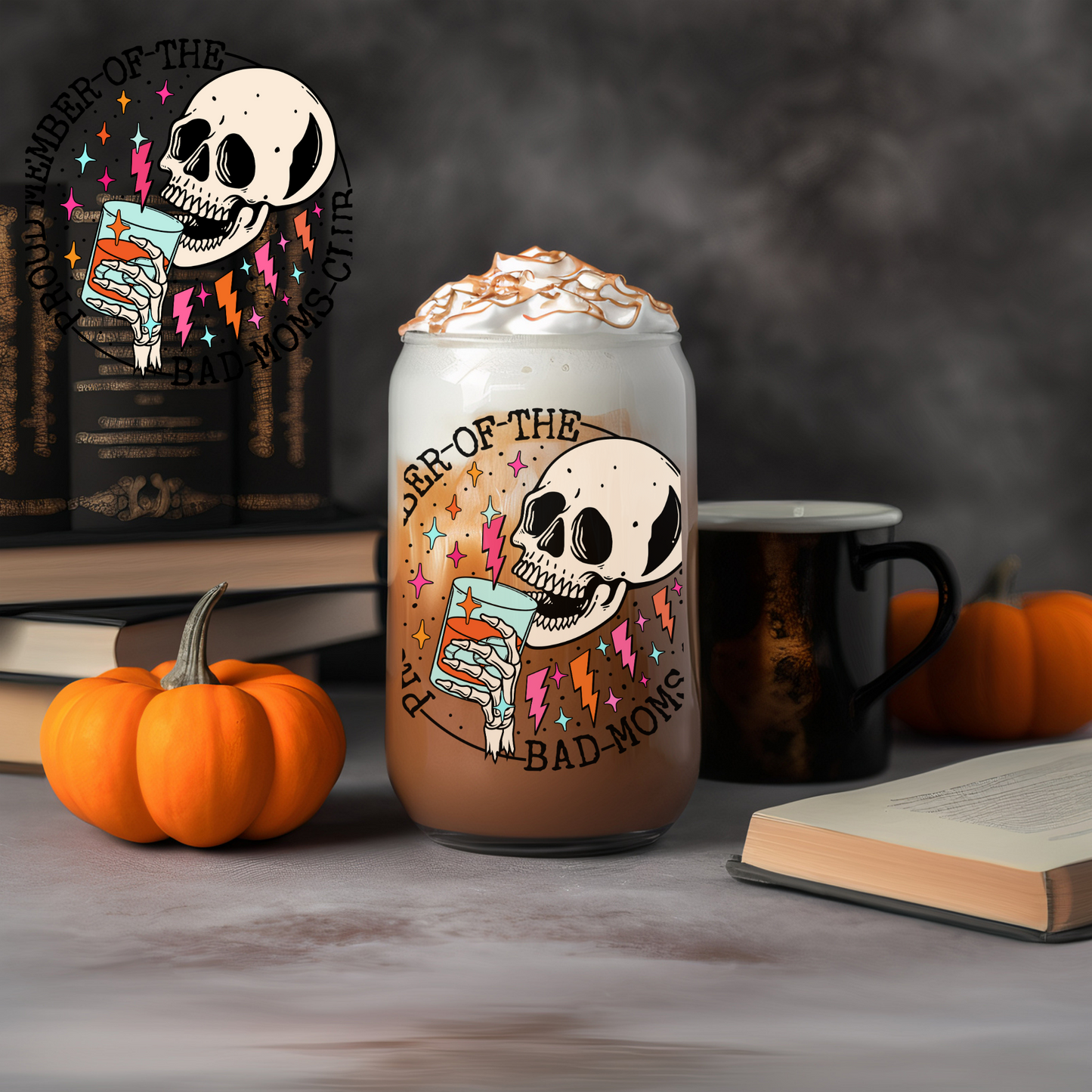 Halloween Proud Member Of The Bad Moms Club - UVDTF decals