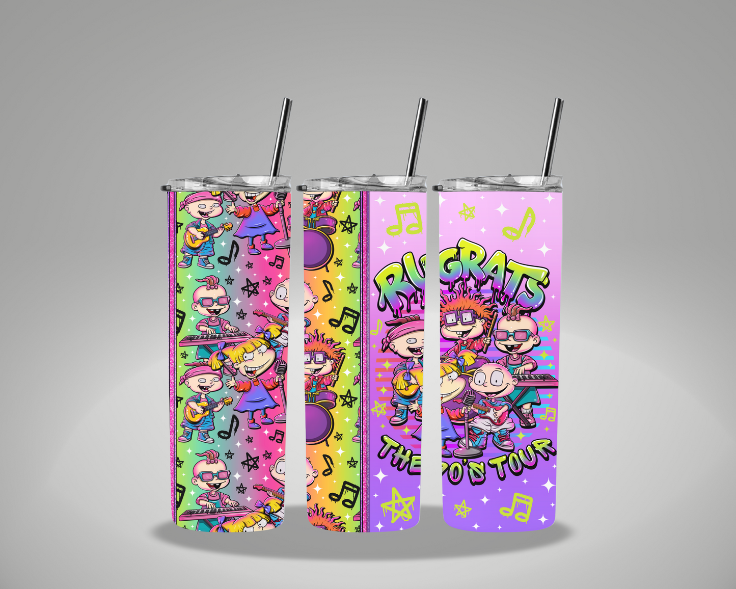 Pastel Diaper Babies - 20oz Skinny Tumbler Wrap GRAVITIES EXCLUSIVE