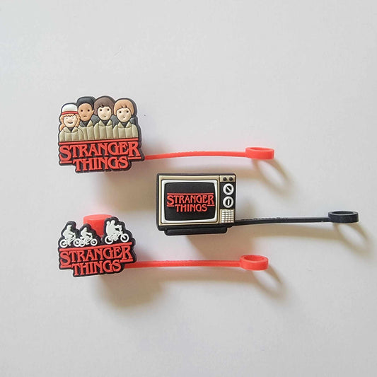Stranger Things - Silicone Straw Toppers