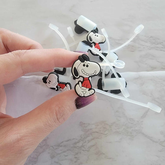 Snoopy - Silicone Straw Toppers