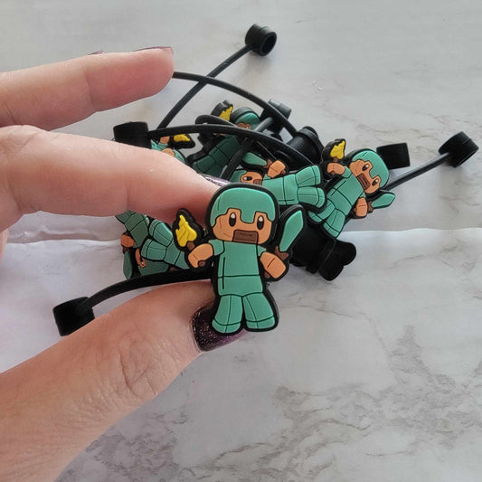 Minecraft - Silicone Straw Toppers