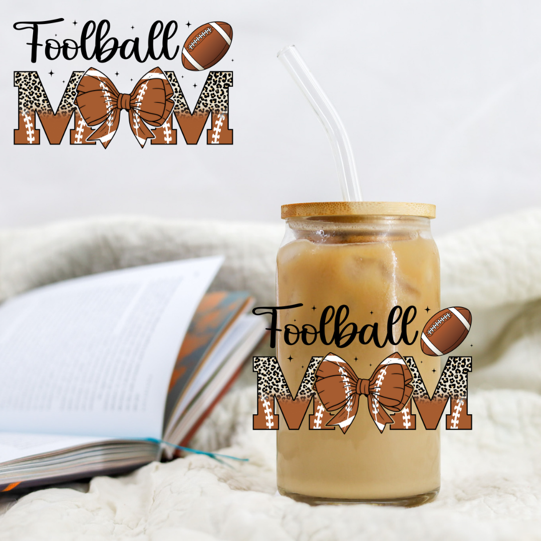 Football Mom - UV DTF Libby Decal