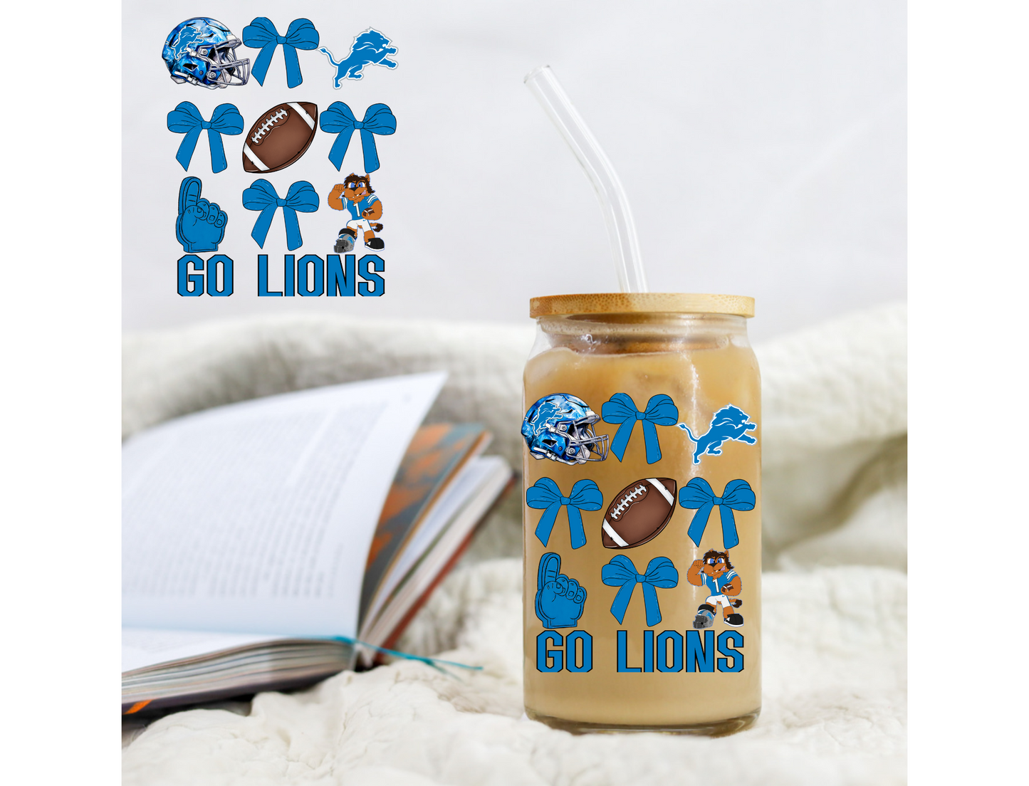 Football Lions - UVDTF decals