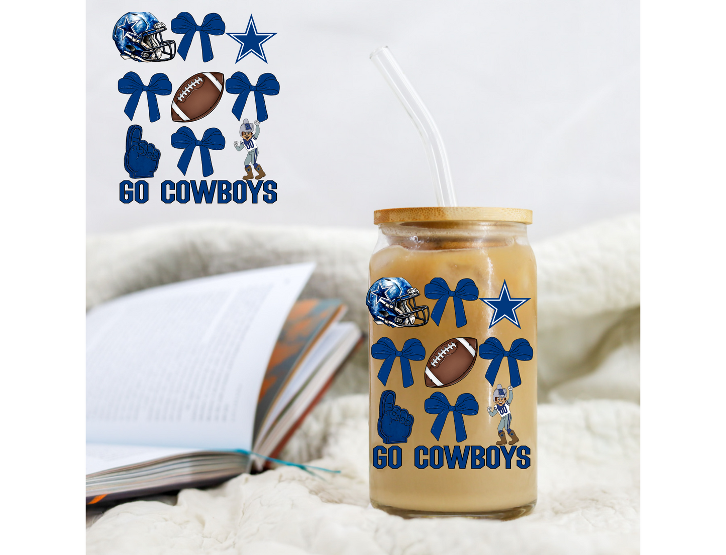 Football Cowboys - UVDTF decals