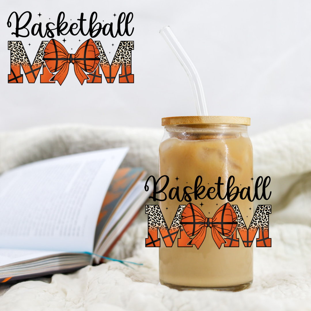 Basketball Mom - UV DTF Libby Decal