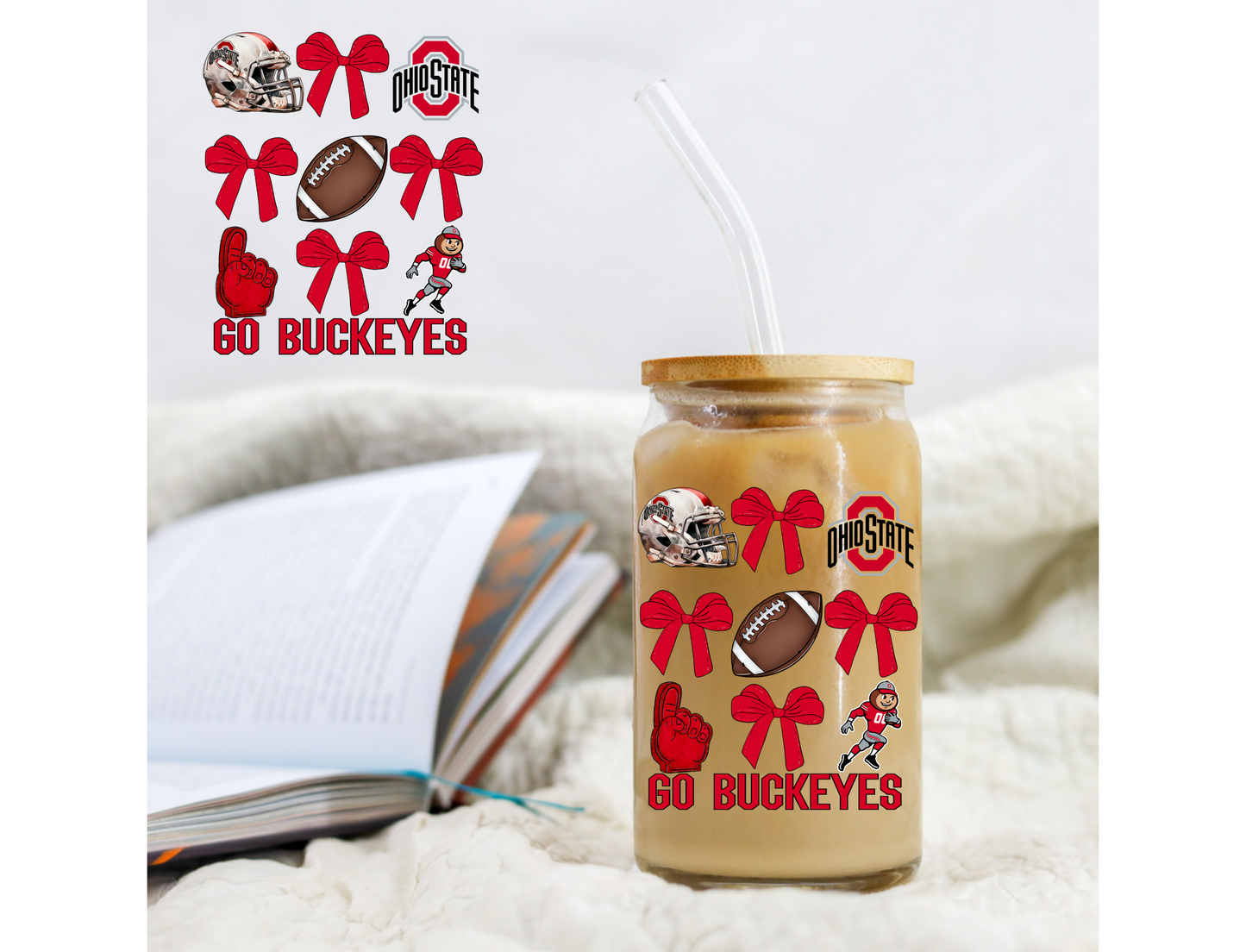 Football Buckeyes - UVDTF decals