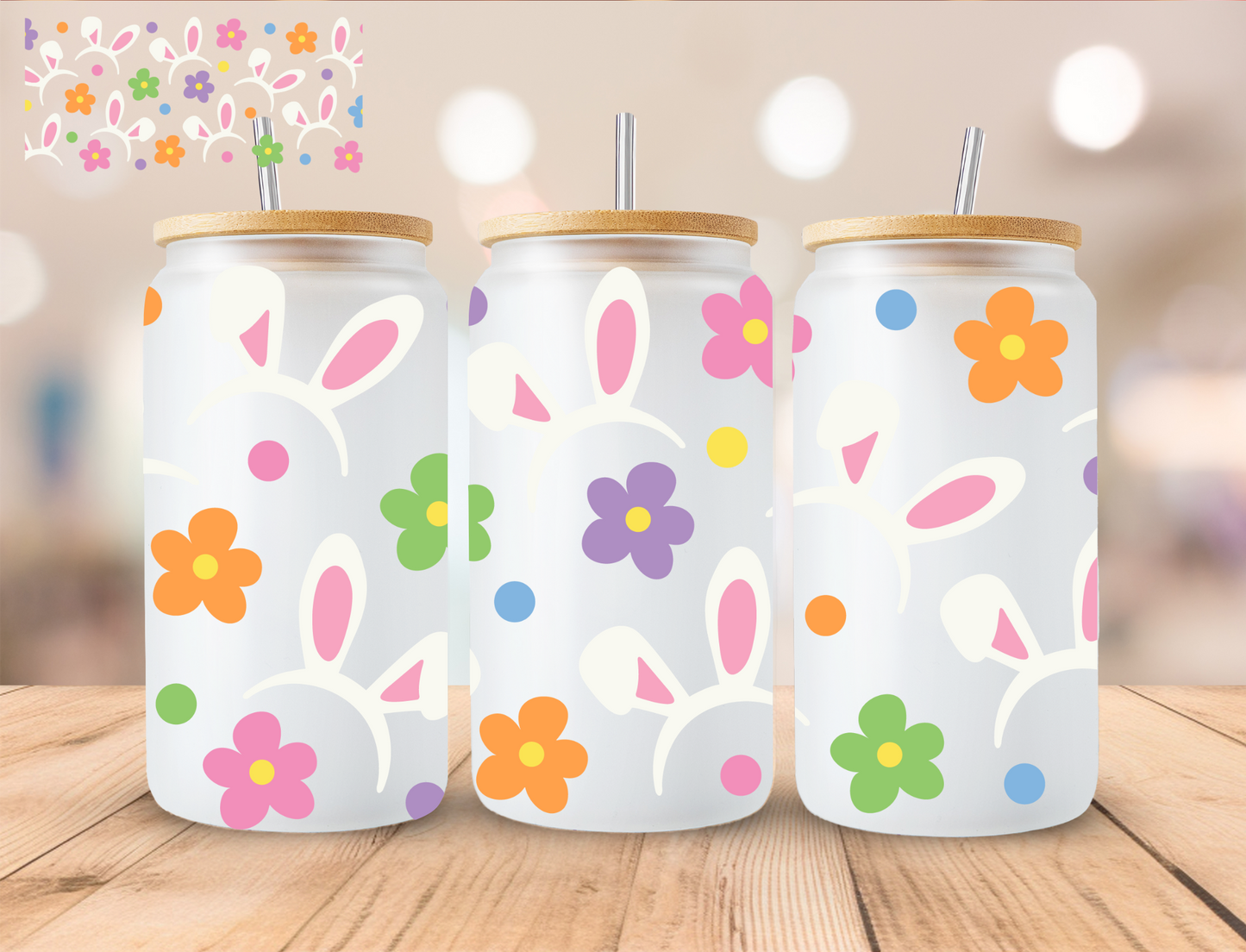 Easter Headbands - 16 oz / 20 oz Libby UV DTF Wrap