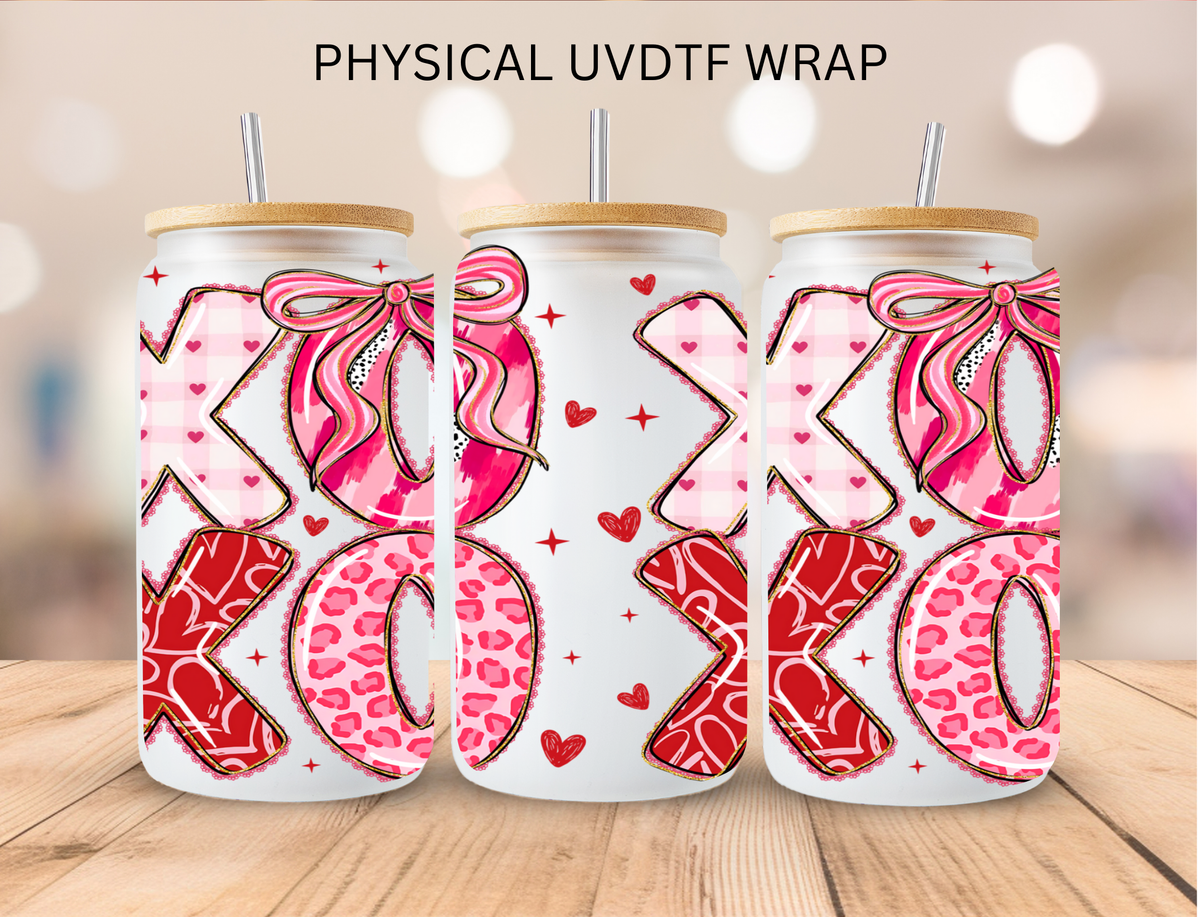 Valentine's XOXO - 16 oz / 20 oz Libby UV DTF