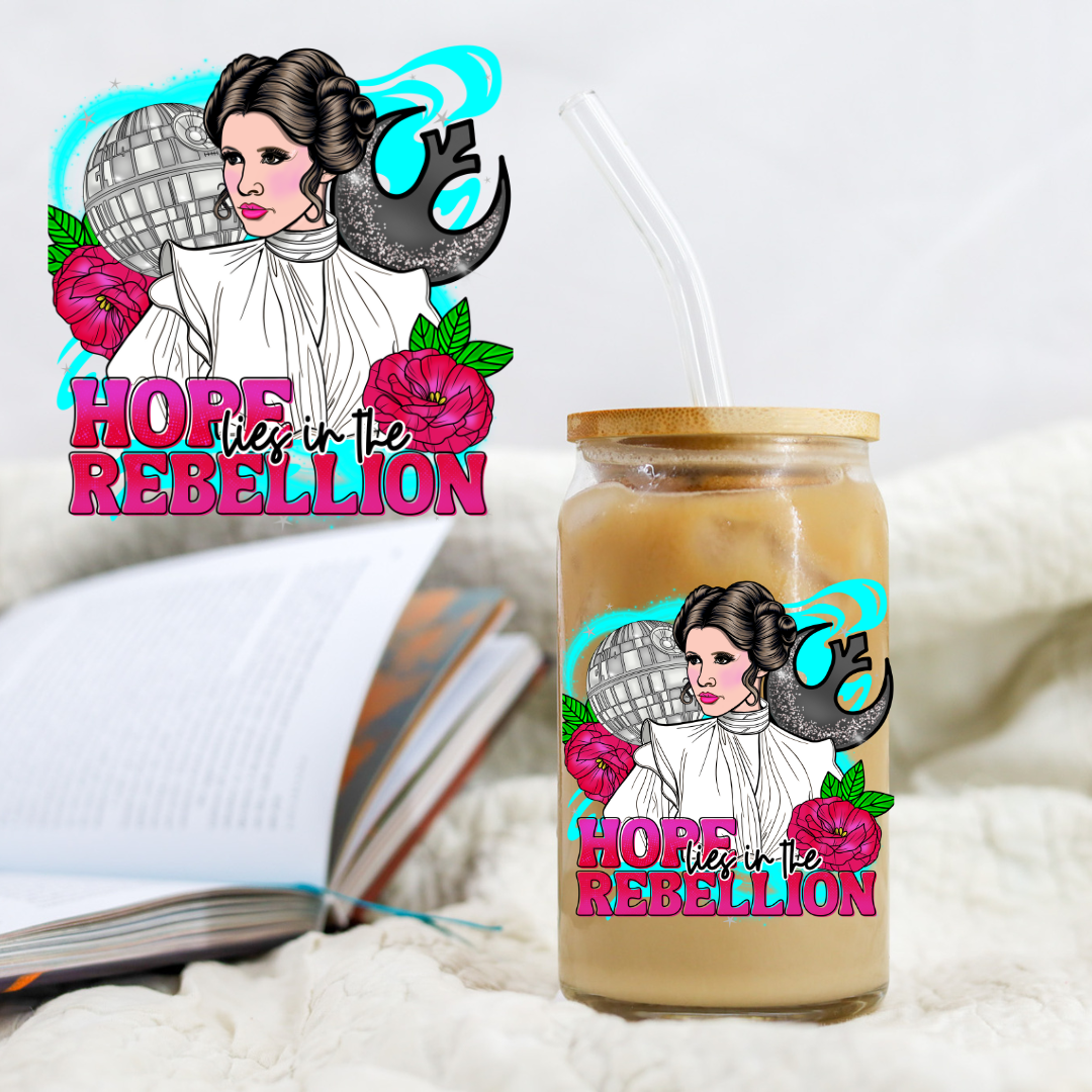 Hope For The Rebellion Star Hero - UV DTF Libby Decal NEACE CO EXCLUSIVE