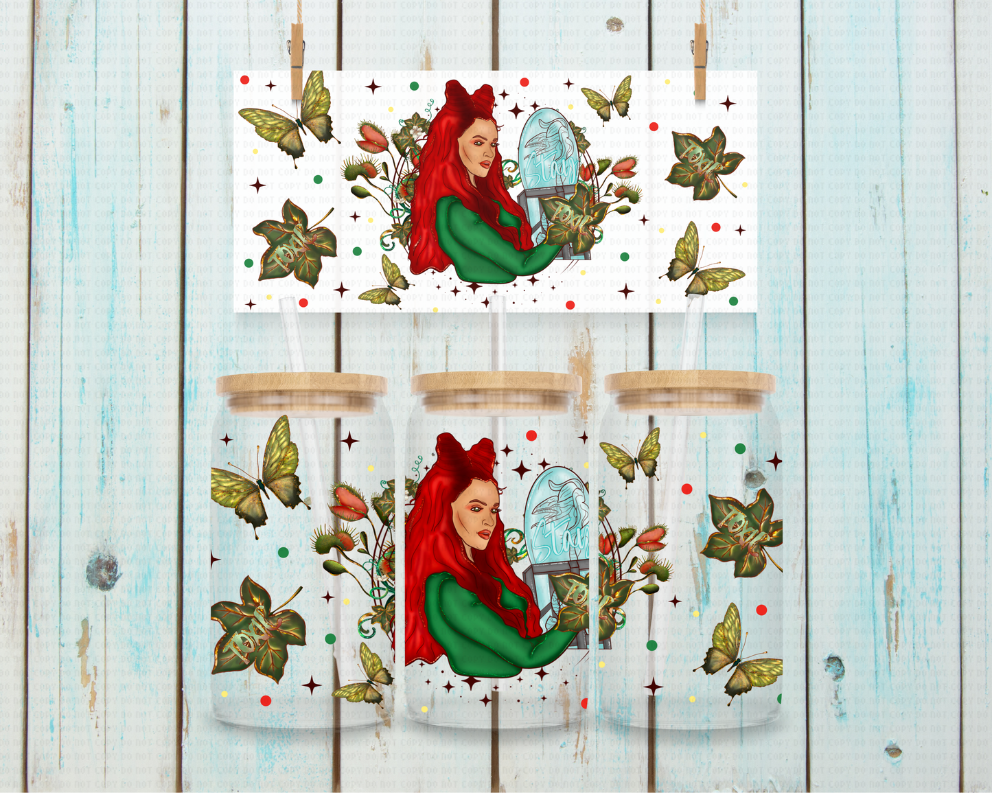 Stay Toxic - 16 oz / 20 oz Libby UV DTF Wrap Moon Made EXCLUSIVE