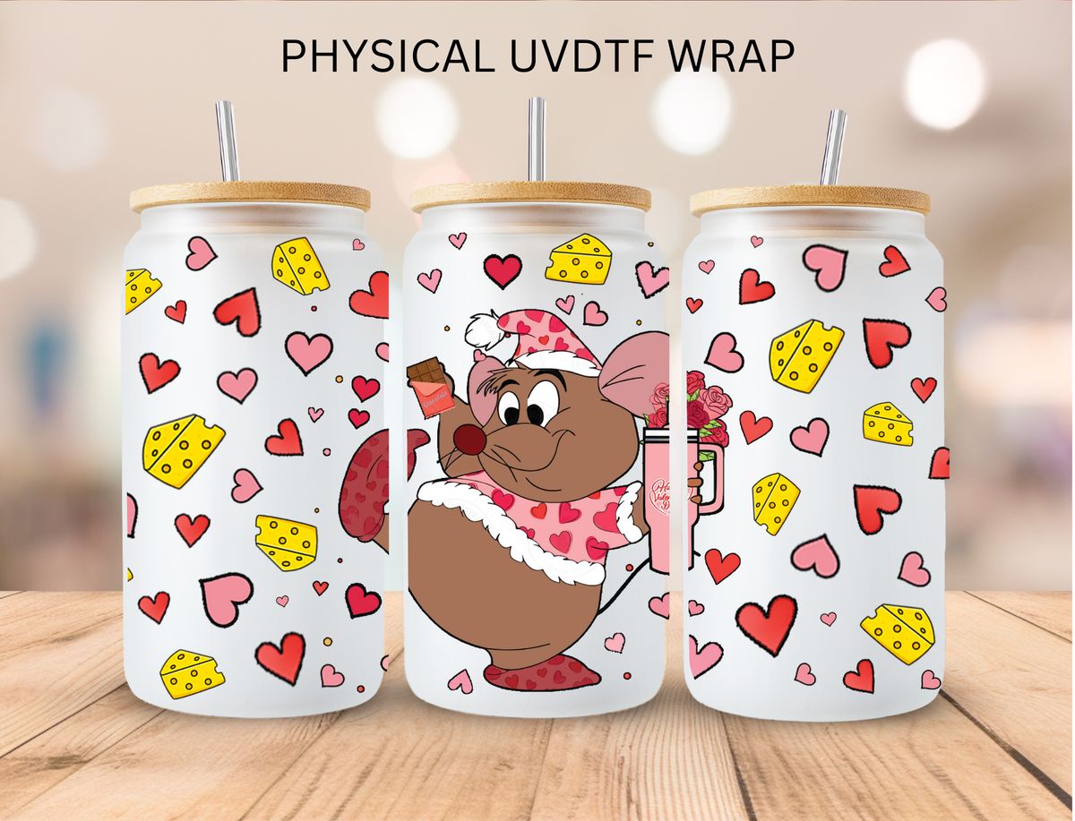 Valentines Mouse - 16 oz / 20 oz Libby UV DTF