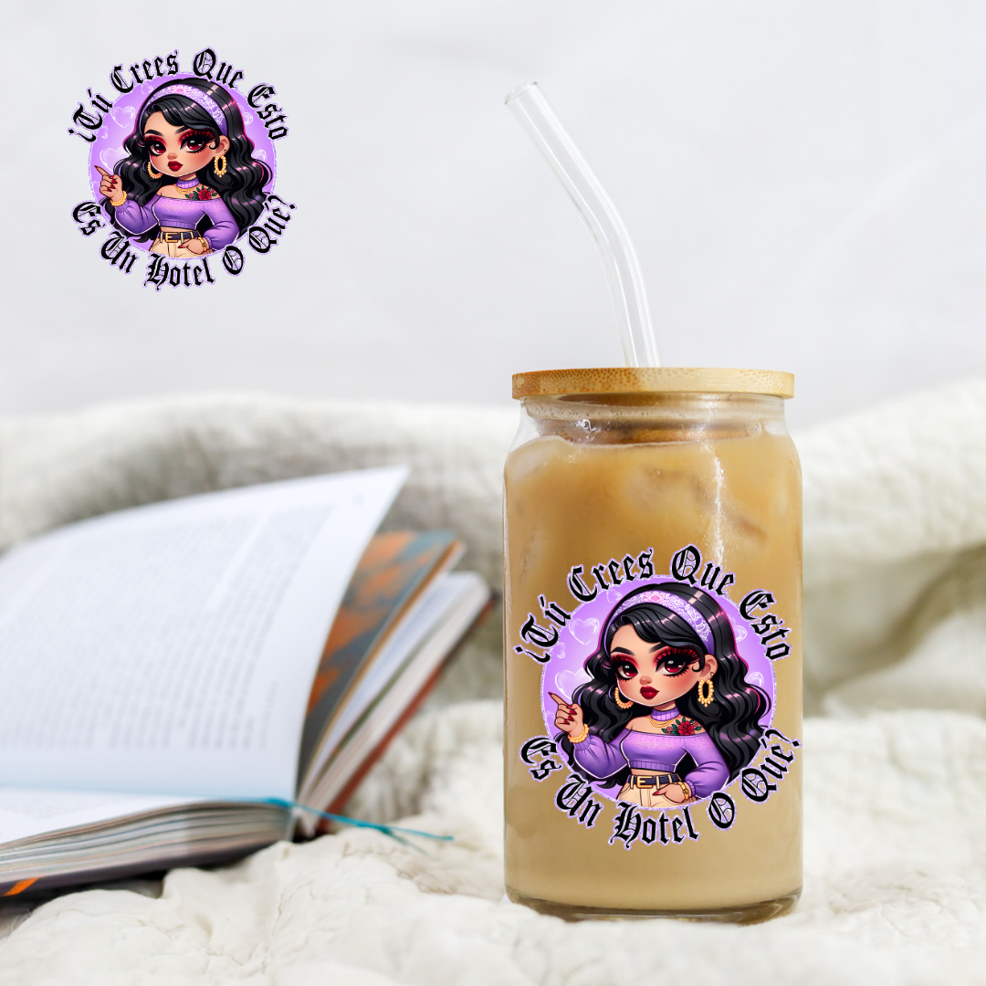 Chicano Lilac - UV DTF Libby Decal