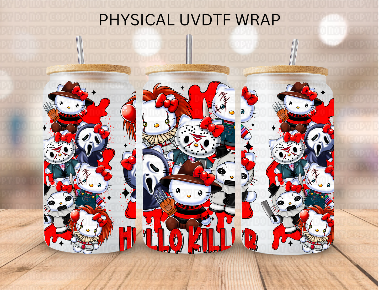 Kitty Horror Costume - 16 oz / 20 oz Libby UV DTF