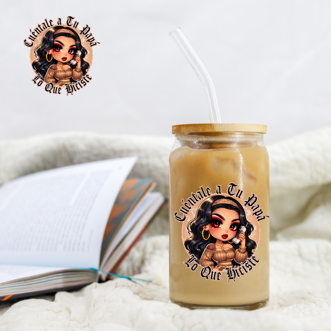 Chicano Brown - UV DTF Libby Decal