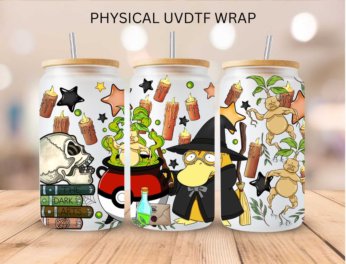 Wizard Poke - 16 oz / 20 oz Libby UV DTF Wrap