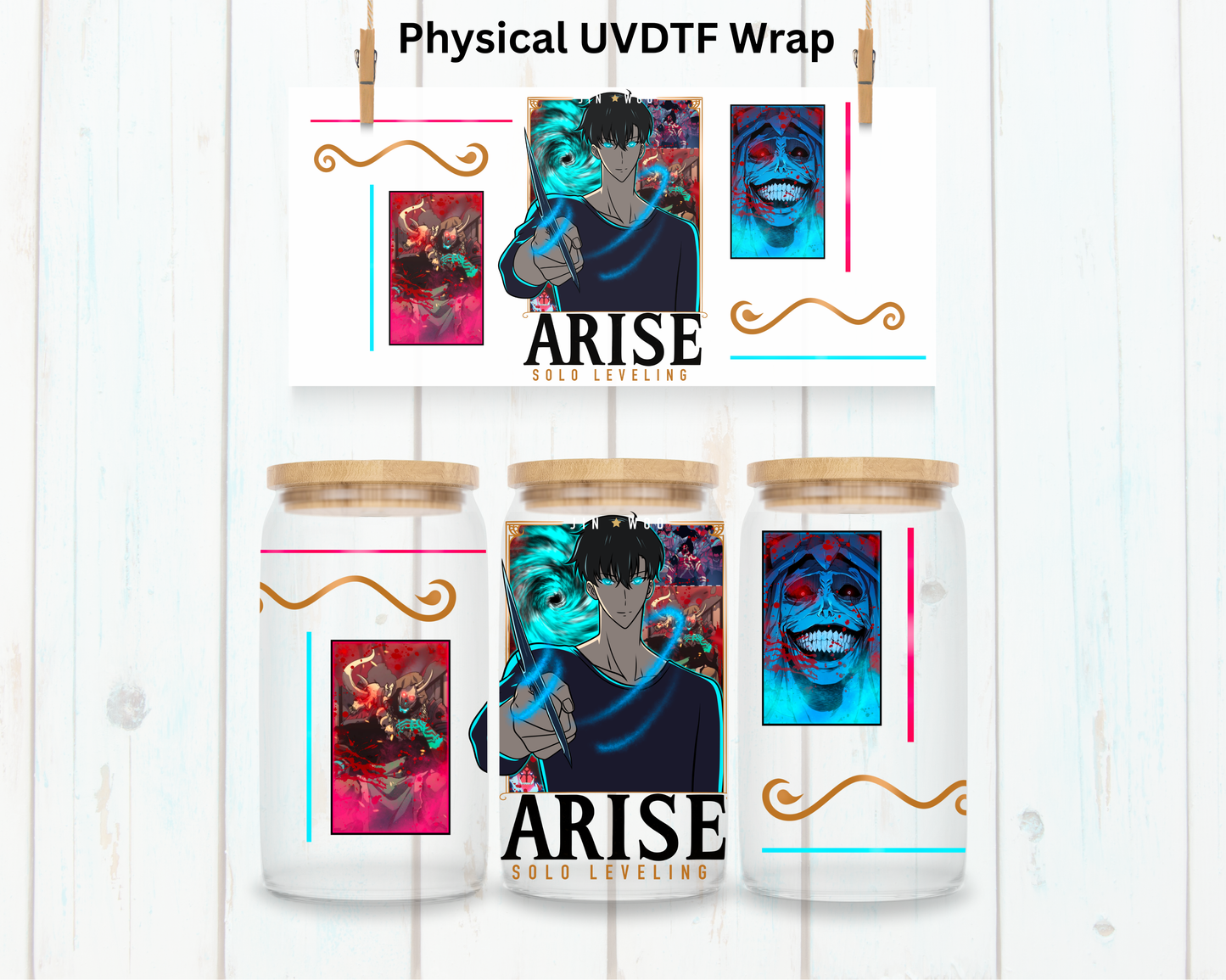 Anime Arise - 16 oz / 20 oz Libby UV DTF