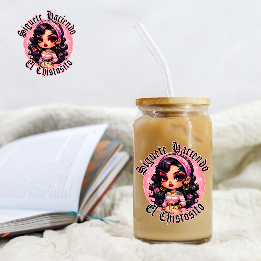 Chicano Pink - UV DTF Libby Decal