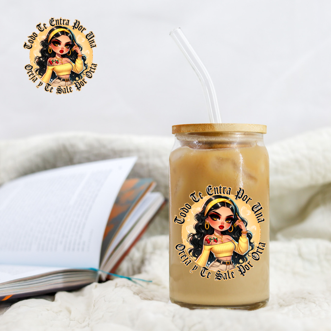 Chicano Yellow - UV DTF Libby Decal