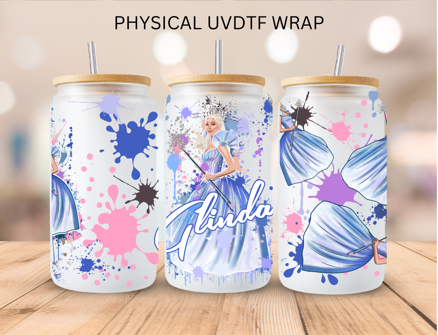 Wicked Princess - 16 oz / 20 oz Libby UV DTF Wrap
