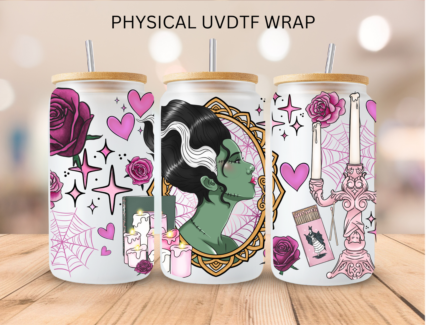 Franken Bride - 16 oz / 20 oz Libby UV DTF