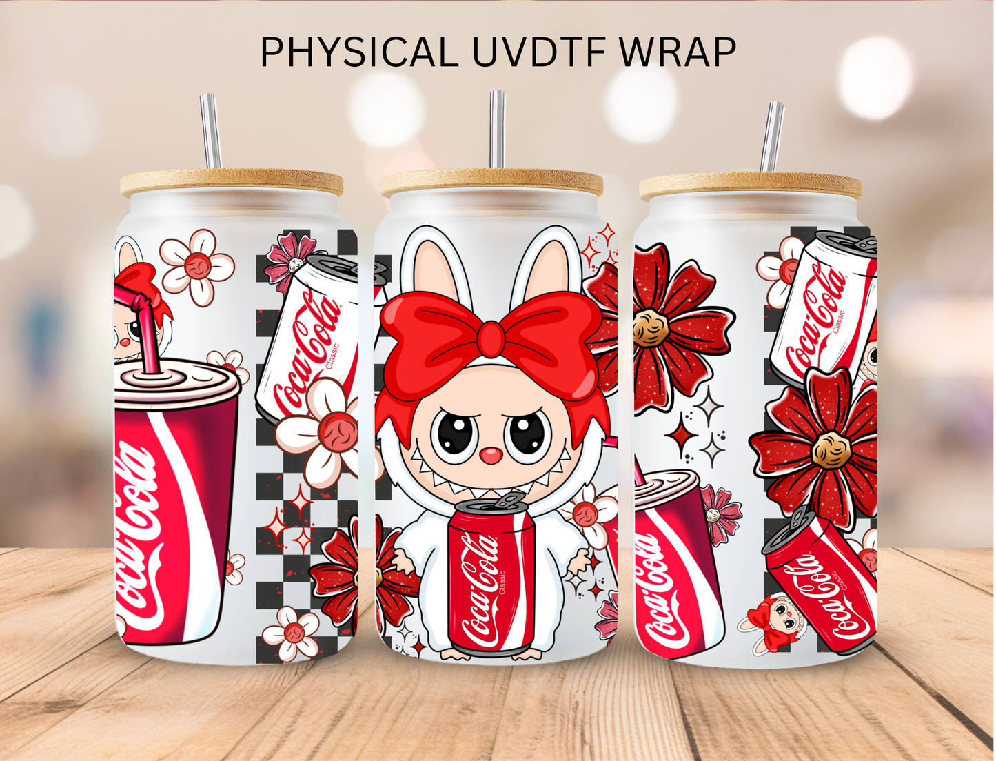 Bubu Cola - 16 oz / 20 oz Libby UV DTF Wrap (Copy)