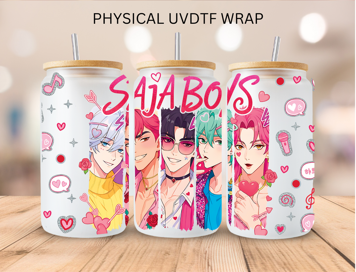 Valentine K-pop 4 - 16 oz / 20 oz Libby UV DTF