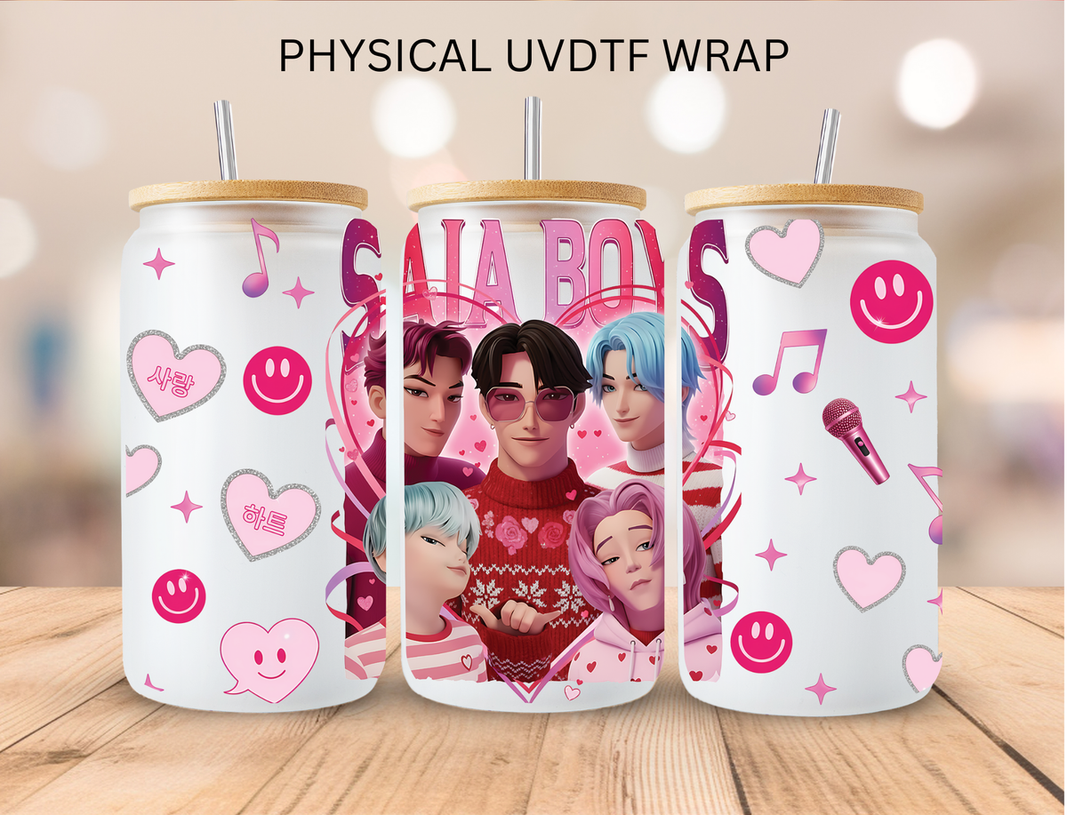 Valentine K-pop 5 - 16 oz / 20 oz Libby UV DTF