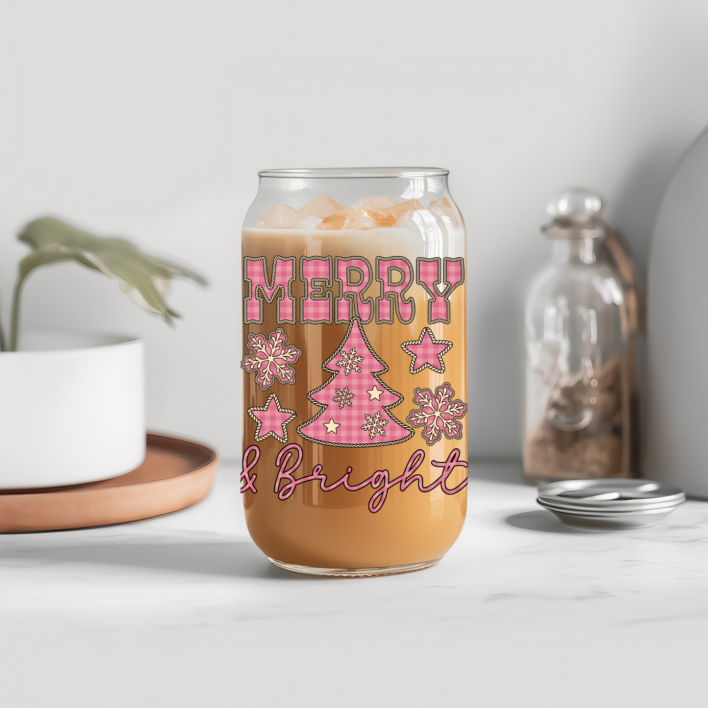 Christmas Merry And Bright - UVDTF decals RTS