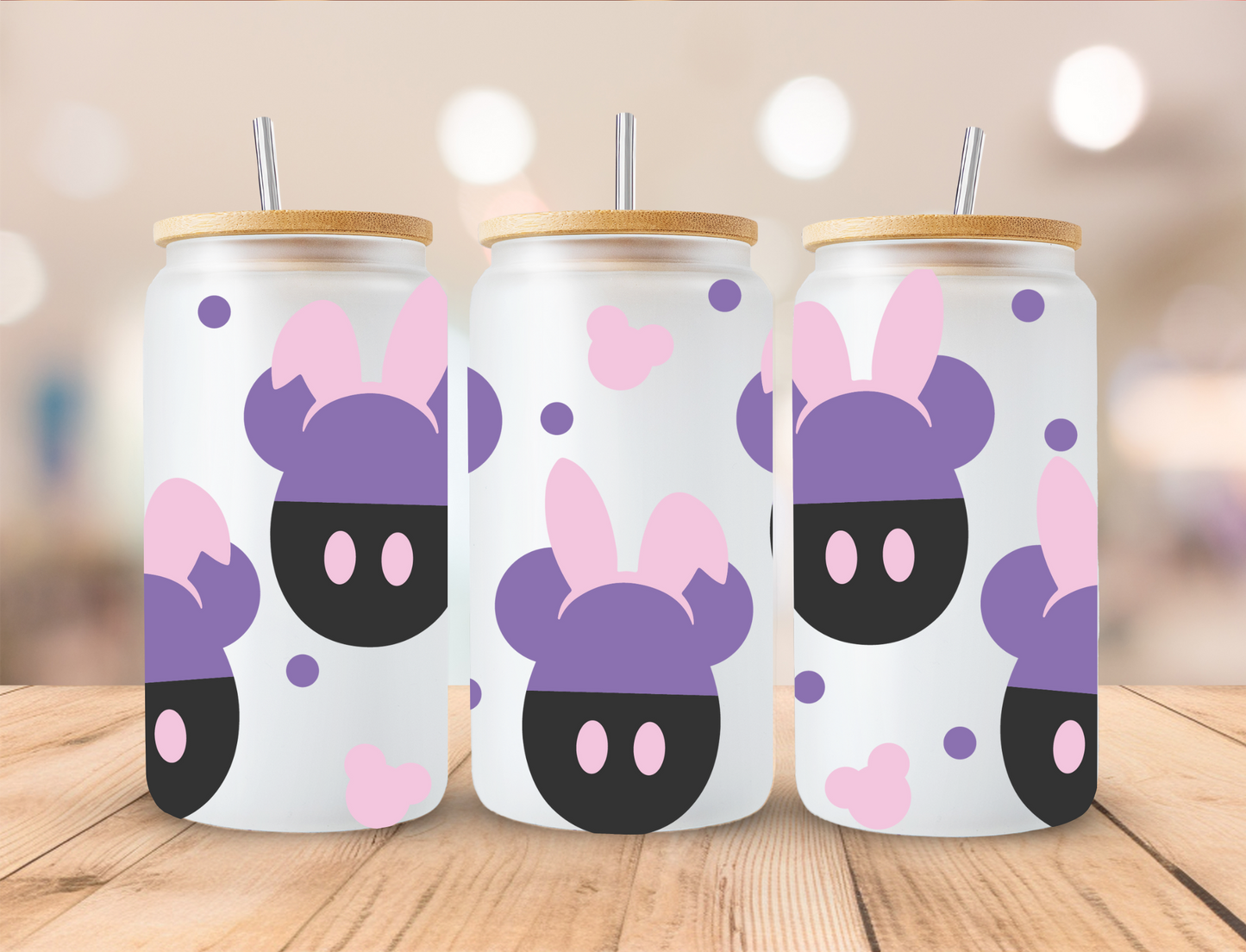 Mouse Easter Eggs Easter - 16 oz / 20 oz Libby UV DTF Wrap RTS