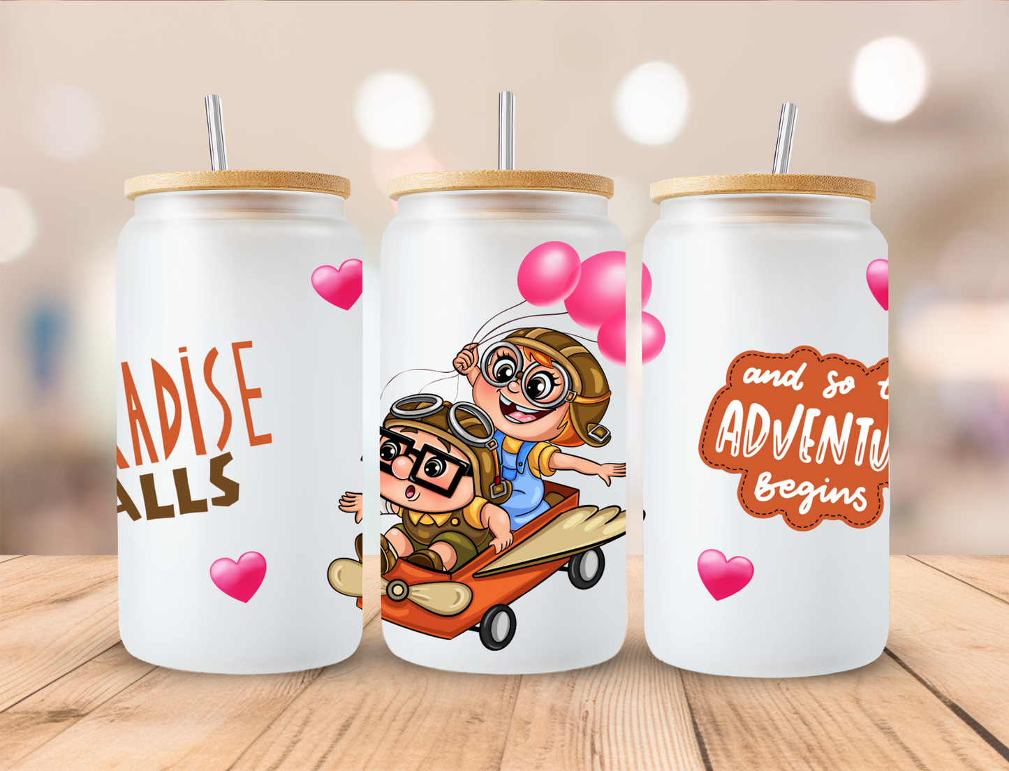 Balloon House Kids - 16 oz / 20 oz Libby UV DTF Wrap