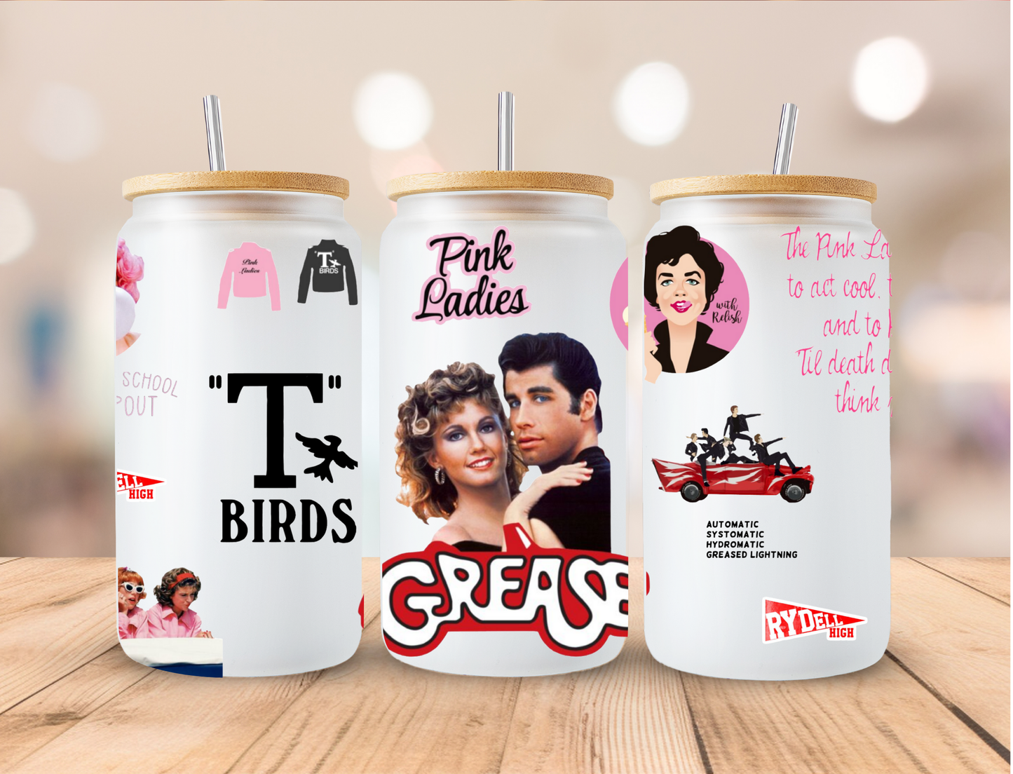 Grease - 16 oz / 20 oz Libby UV DTF Wrap