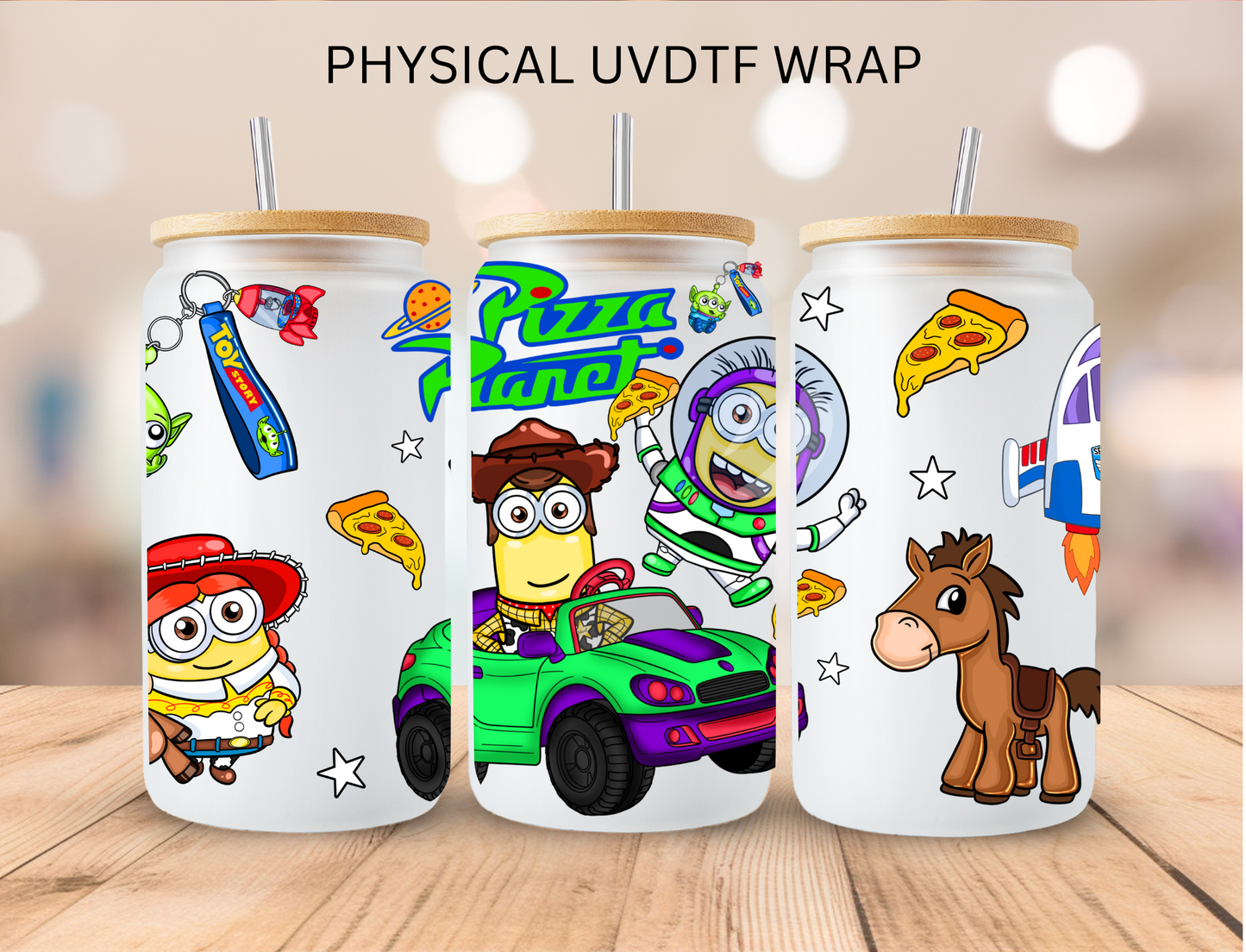 Planet Pizza - 16 oz / 20 oz Libby UV DTF