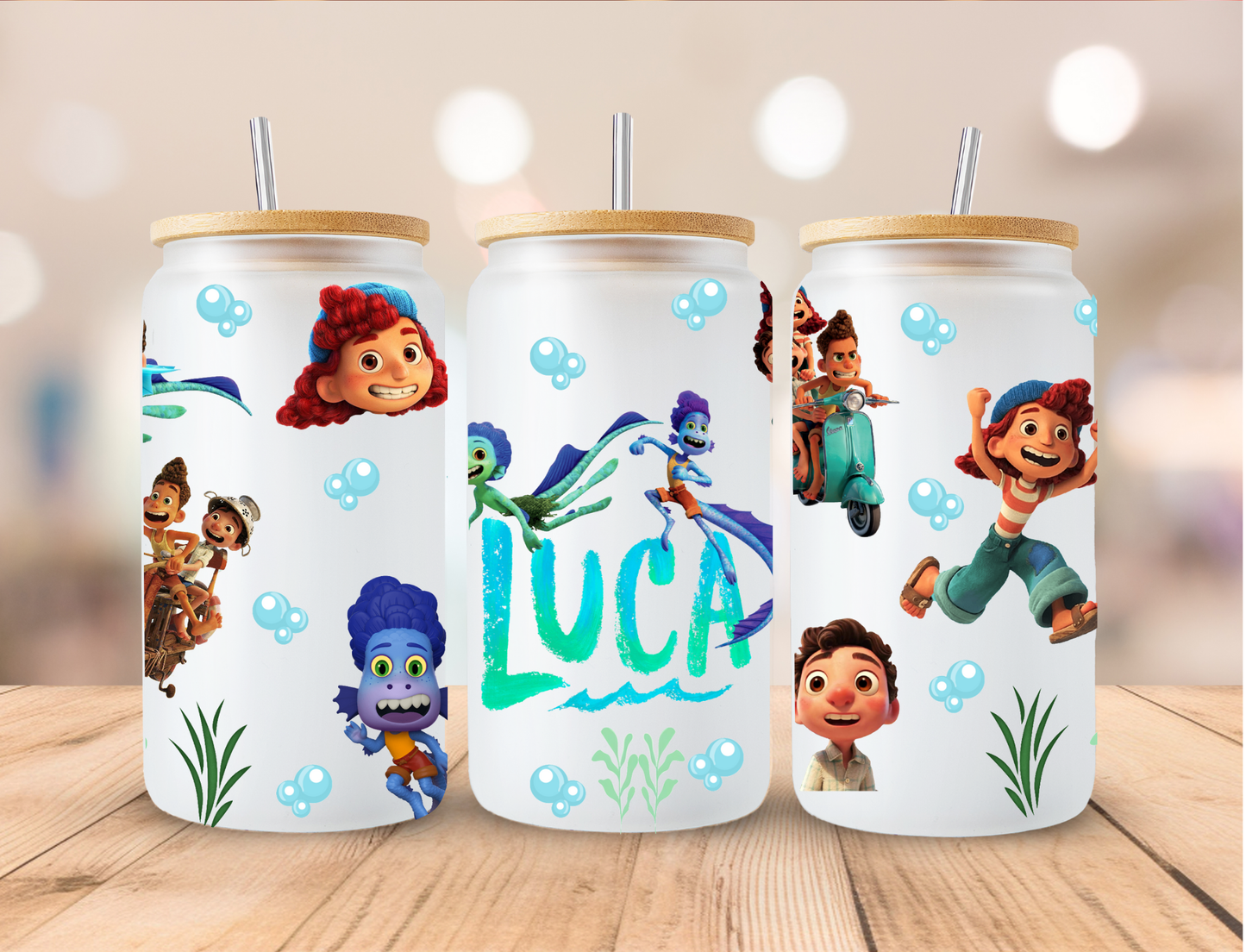 Luca - 16 oz / 20 oz Libby UV DTF Wrap