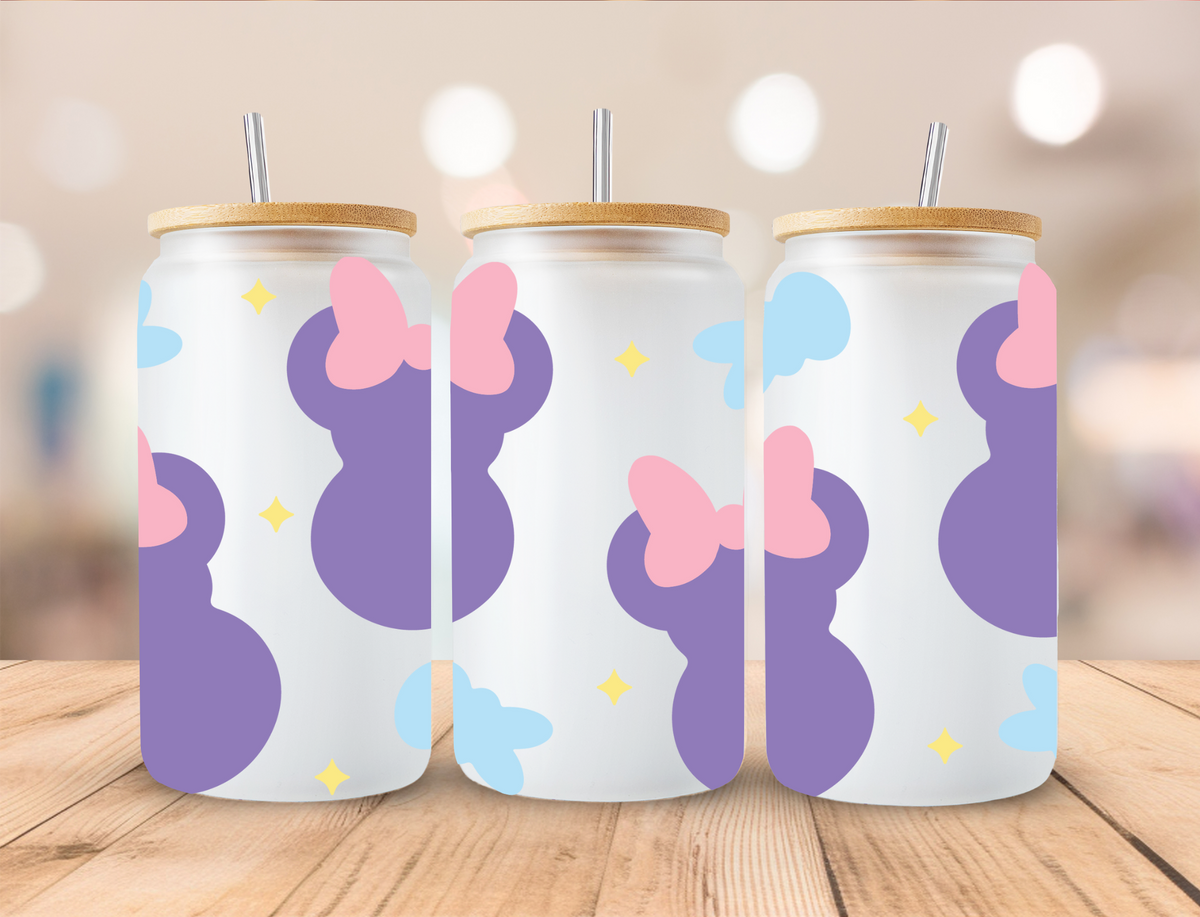 Easter Bunny Ears Mouse - 16 oz / 20 oz Libby UV DTF Wrap RTS