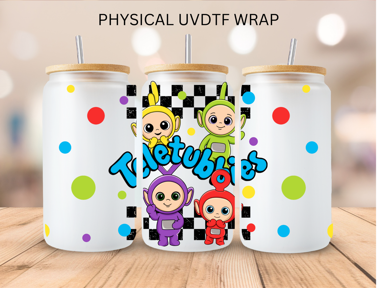 Telletubies - 16 oz / 20 oz Libby UV DTF