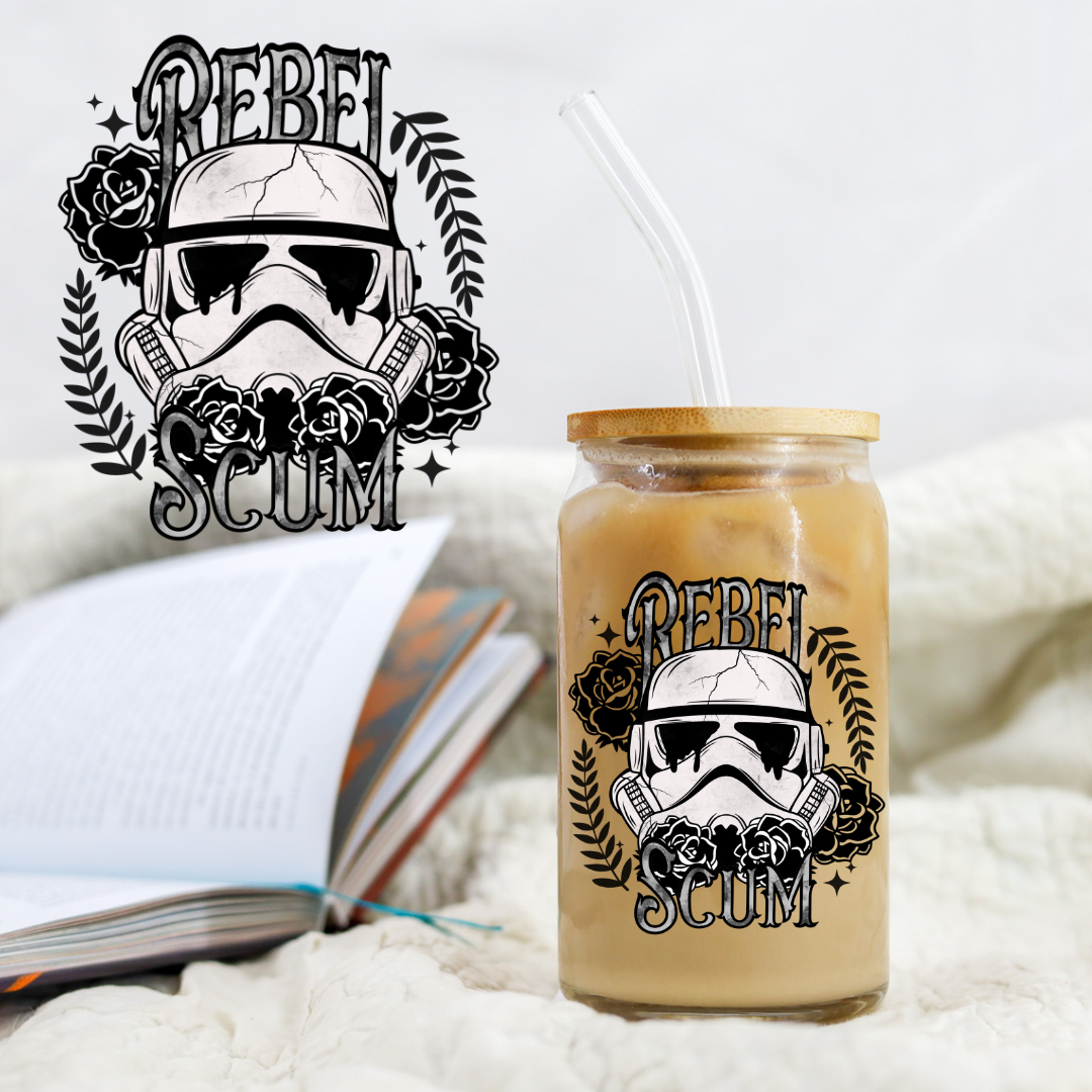 Rebel Scum Star Hero - UV DTF Libby Decal NEACE CO EXCLUSIVE