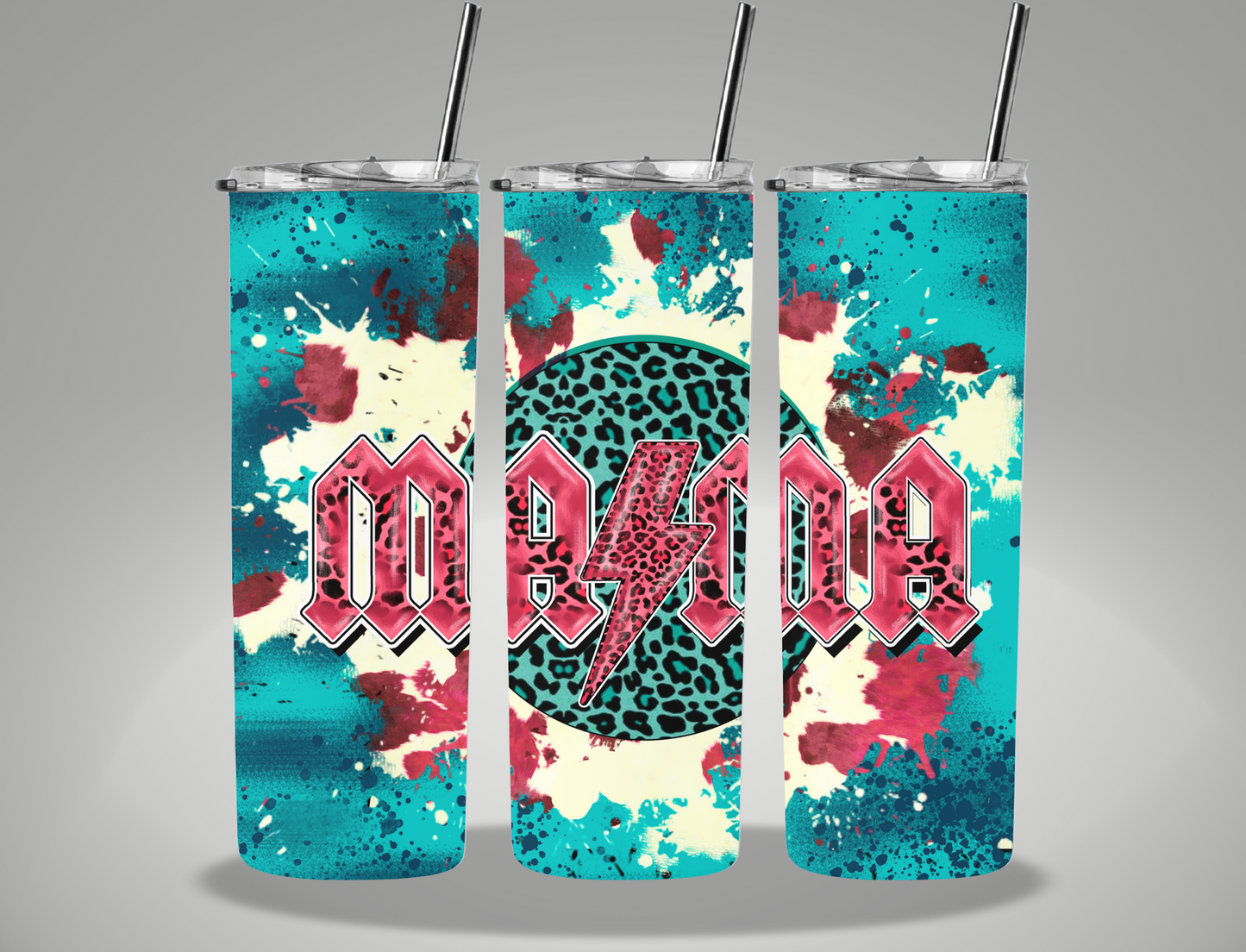 Mother's Day Retro Mama - 20oz Skinny Tumbler Wrap