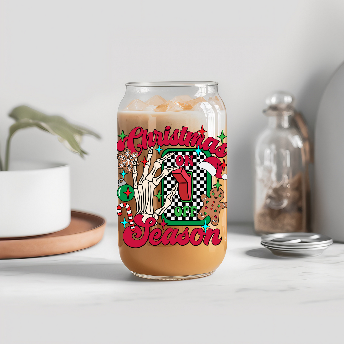 Christmas Season (Checkered) - UVDTF decals